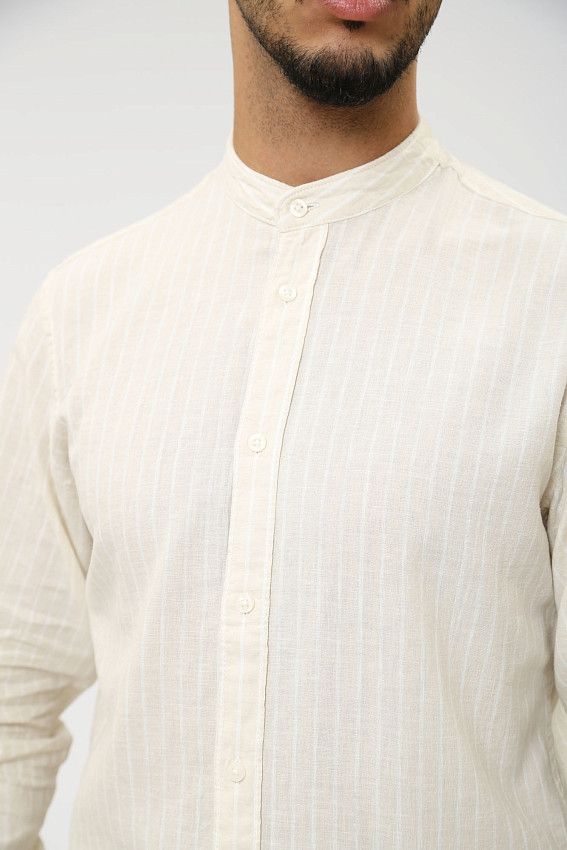 Рубашка с длинным рукавом Pepe Jeans Бежевый