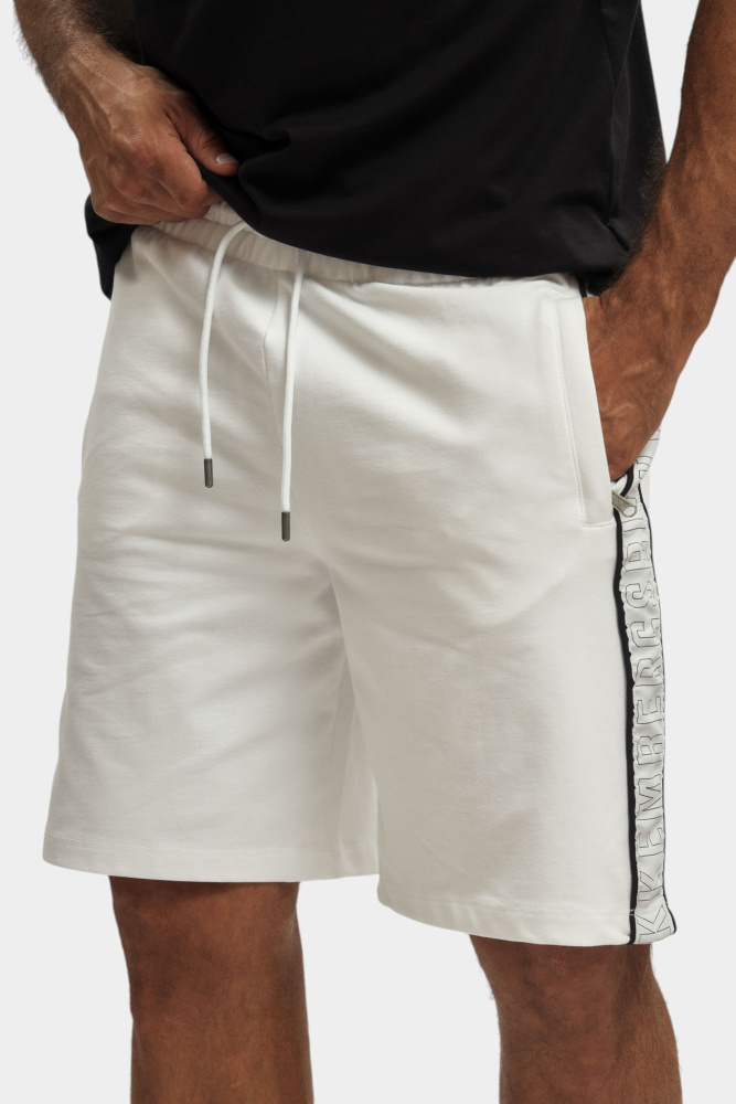 BMF0843 Шорты трикотажные Bikkembergs Белый