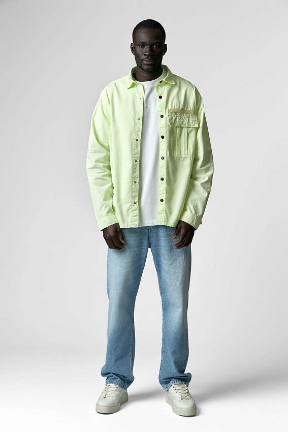 Рубашка с длинным рукавом Van Mich Зеленый