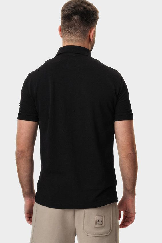 Поло Armani Exchange Черный