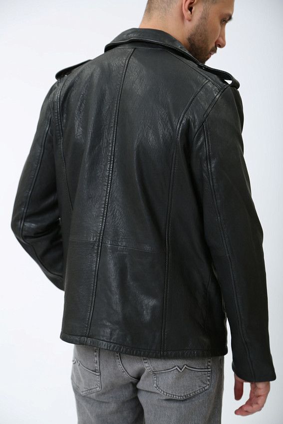 Куртка кожаная Mustang Черный