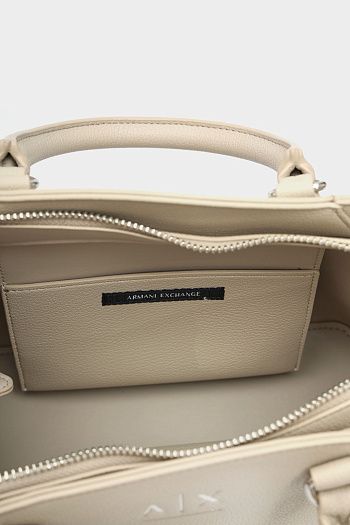 Сумка-тоут коричневая Armani Exchange