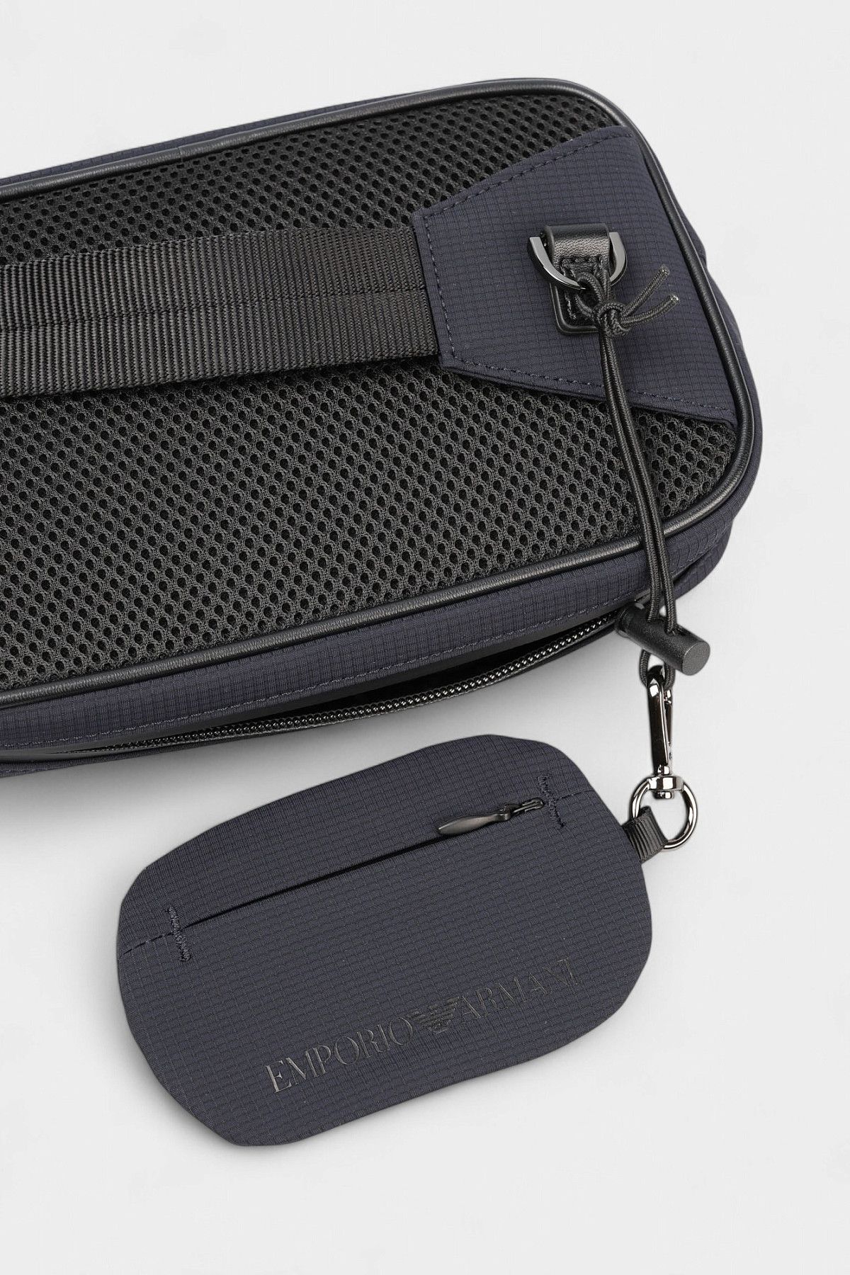 Сумка поясная Emporio Armani Синий