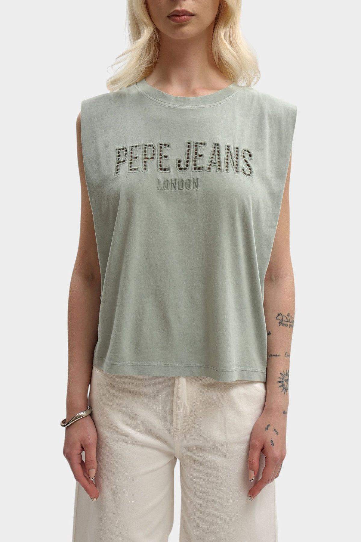 Футболка Pepe Jeans Зеленый