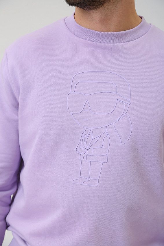 Свитшот Karl Lagerfeld Фиолетовый
