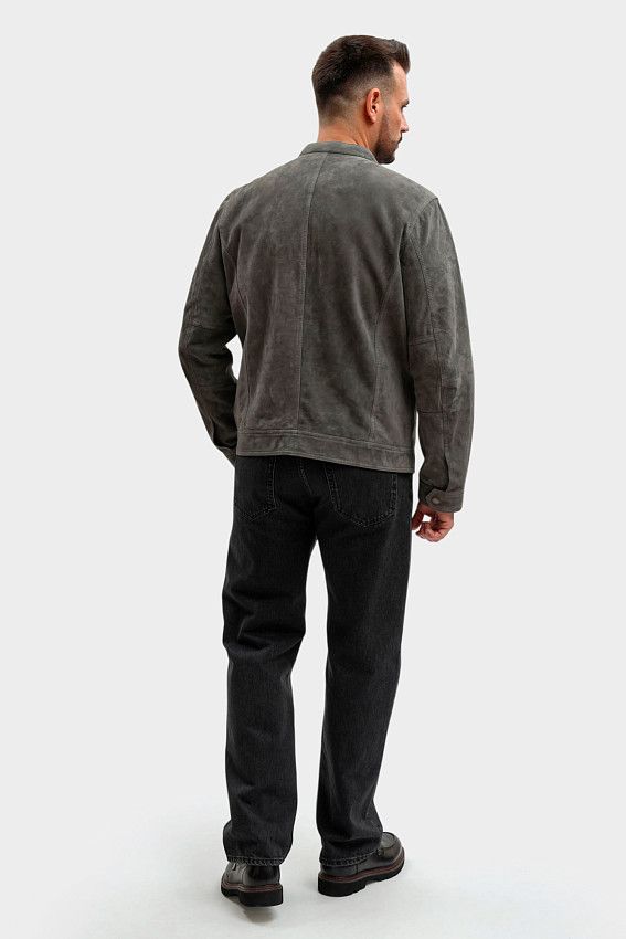 Куртка кожаная Strellson Серый