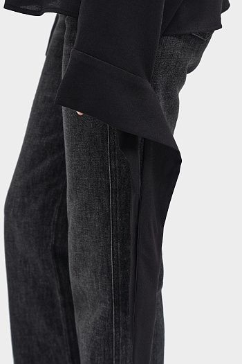 Джинсы прямые синие Emporio Armani