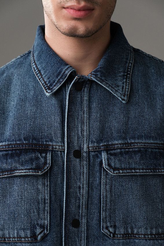 Рубашка с длинным рукавом The Hills Синий