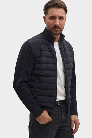 Жилет утепленный черный Emporio Armani