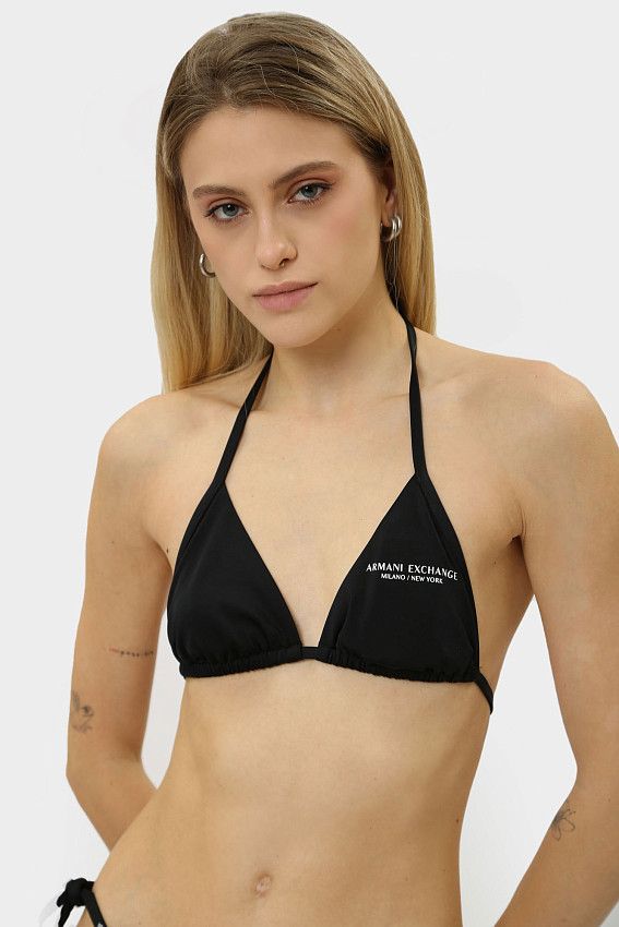 Верх от купального костюма Armani Exchange Черный