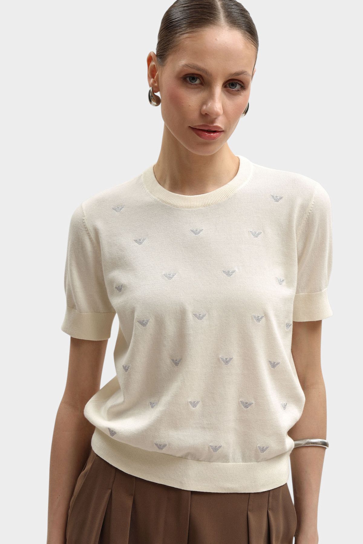 Джемпер Emporio Armani Бежевый