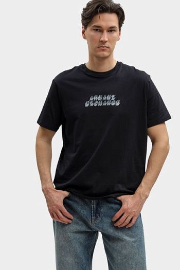 Футболка из хлопка Armani Exchange