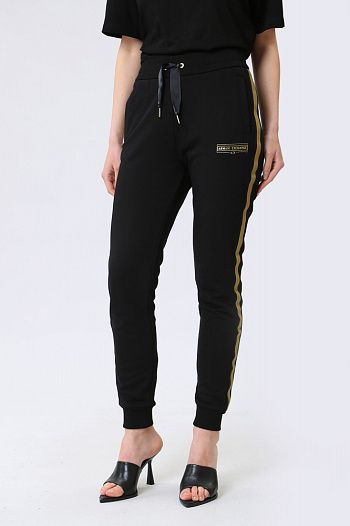Брюки спортивные хлопковые черные Armani Exchange