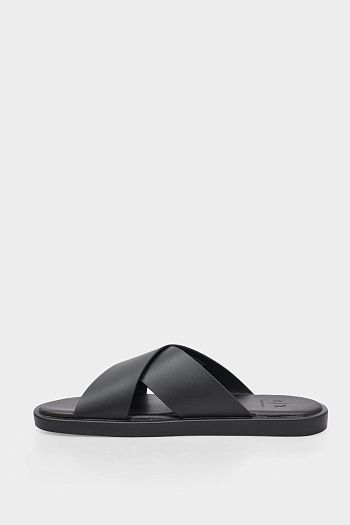 Сандалии из кожи Armani Exchange