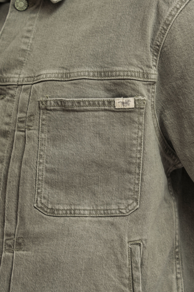 1016354 Куртка джинсовая Mustang Зеленый