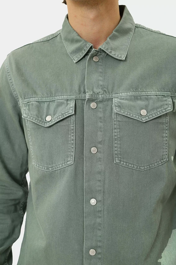 Рубашка с длинным рукавом Pepe Jeans Зеленый