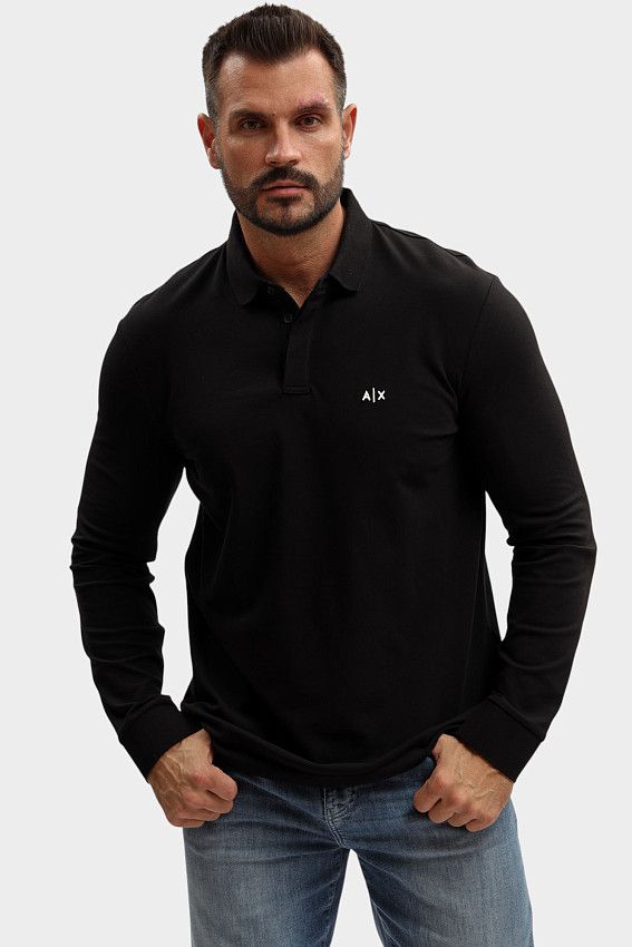Поло Armani Exchange Черный
