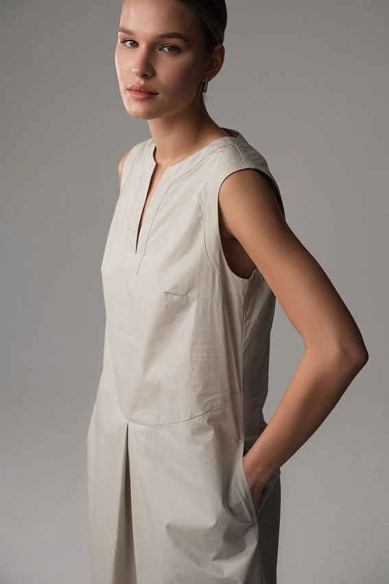 Платье The Hills Бежевый