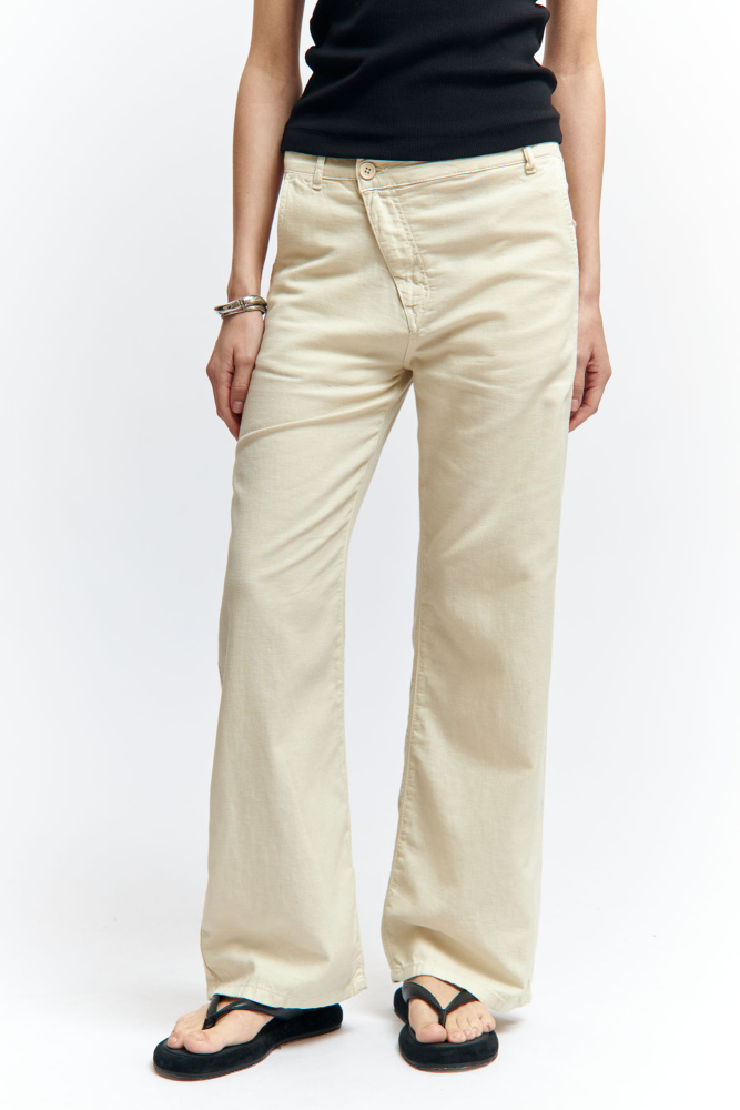 VW-OMA-55-447 брюки льняные van mich 