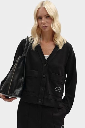 Кардиган черный Karl Lagerfeld