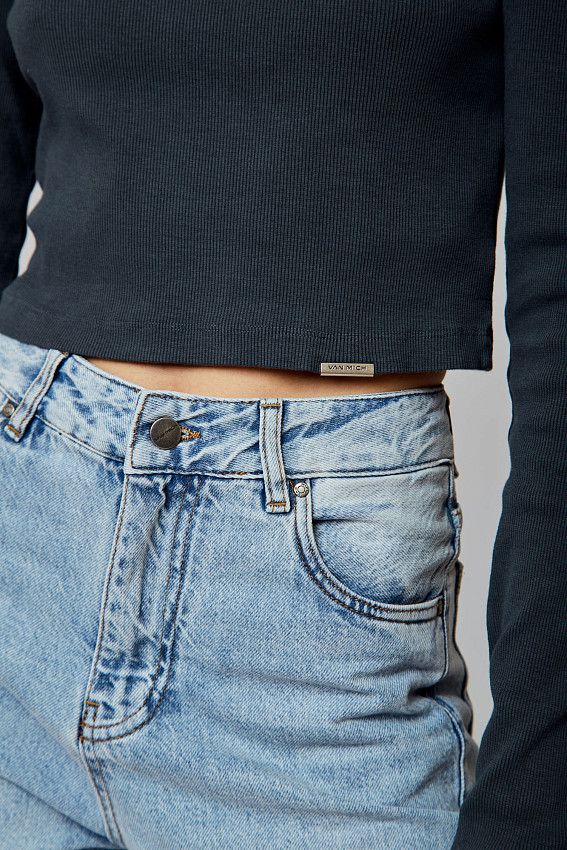 Кроп-топ Van Mich Черный