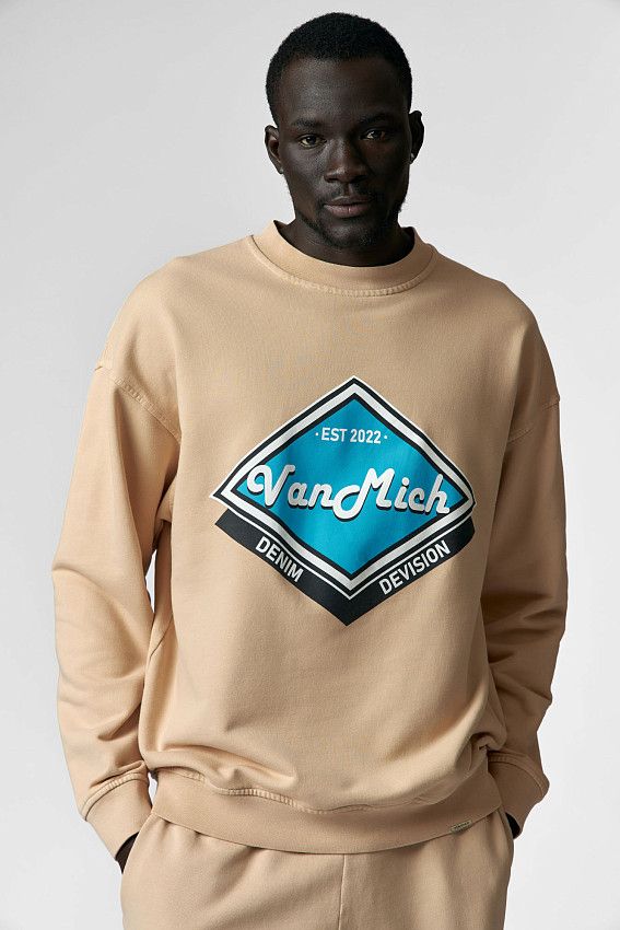 Свитшот Van Mich Бежевый