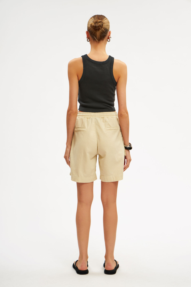 VW-OMA-55-443 шорты льняные van mich 