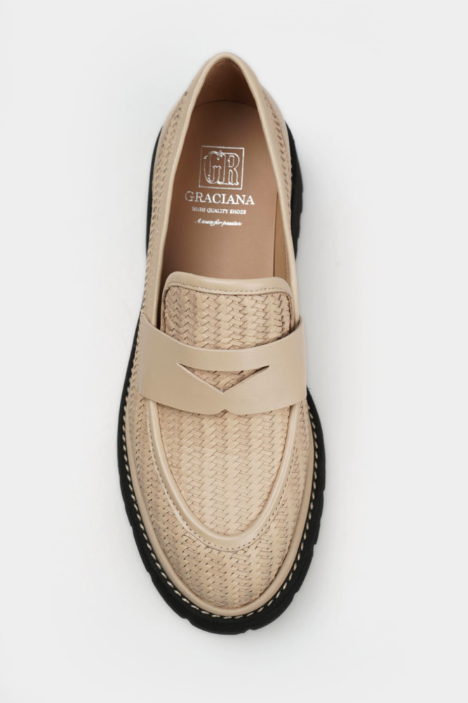 TY1319-23 Лоферы Graciana Бежевый