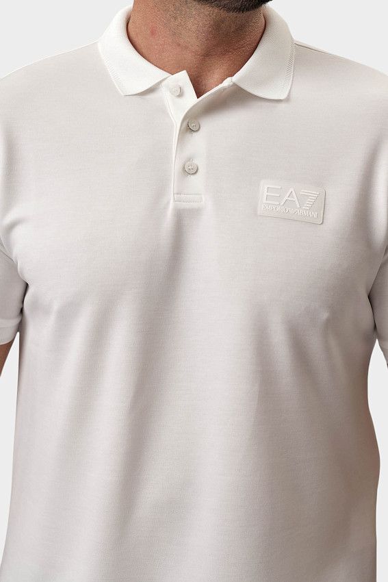 Поло EA7 Белый
