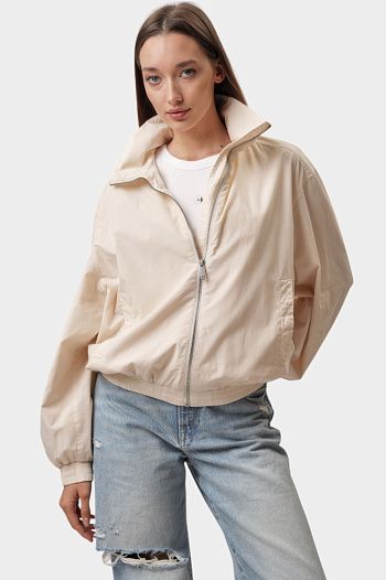 Ветровка хлопковая бежевая Calvin Klein Jeans