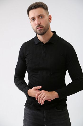 Поло с длинным рукавом Karl Lagerfeld