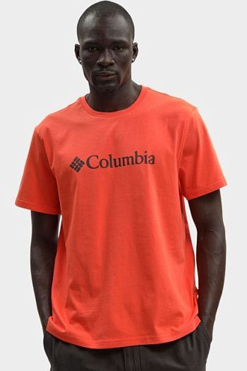 Футболка хлопковая оранжевая Columbia