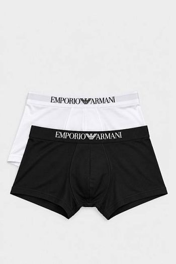 Комплект трусов из вискозы черный Emporio Armani