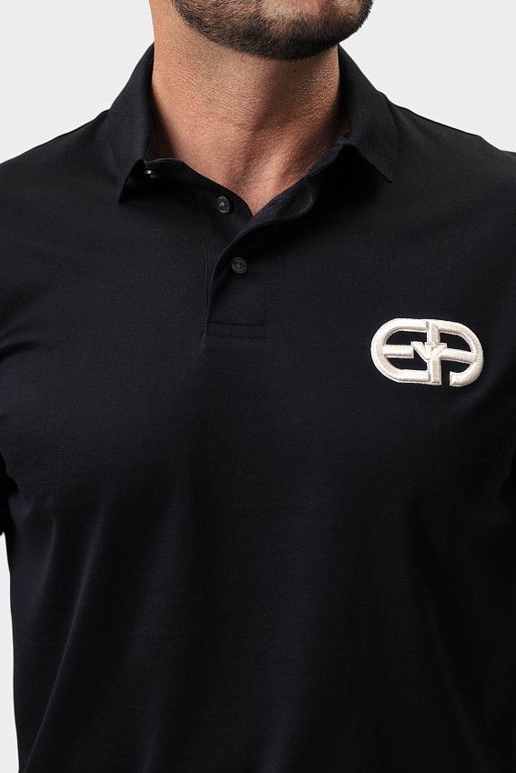 Поло Emporio Armani Синий