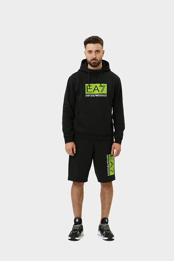 Худи EA7 Черный