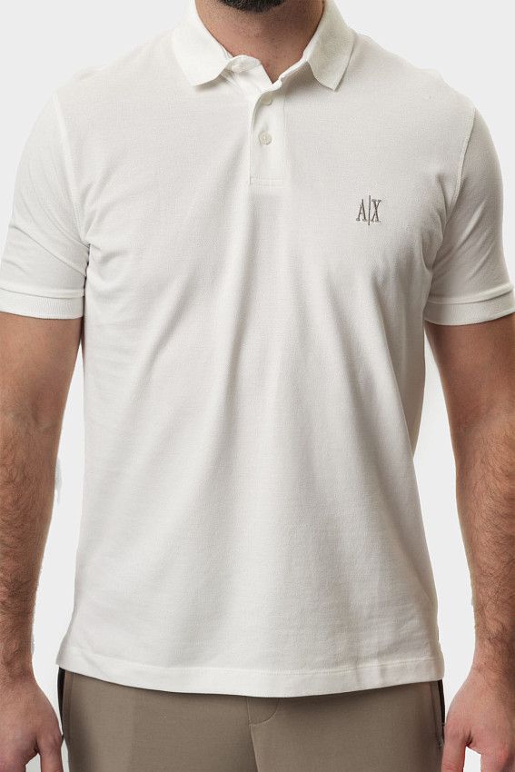 Поло Armani Exchange Белый