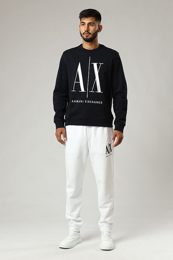 Брюки спортивные джоггеры Armani Exchange Белый