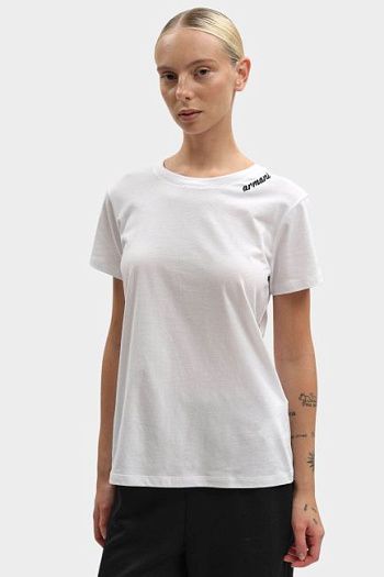 Футболка хлопковая белая Armani Exchange