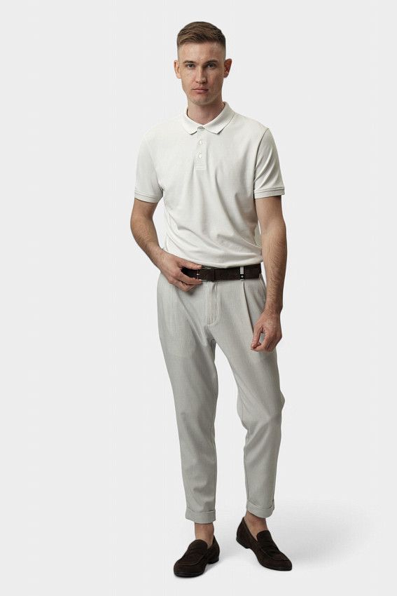 Поло Strellson Белый