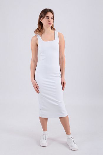 Платье из вискозы белое  Armani Exchange