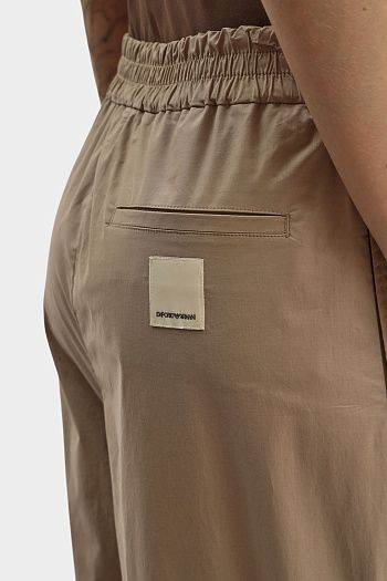Брюки из хлопка Emporio Armani