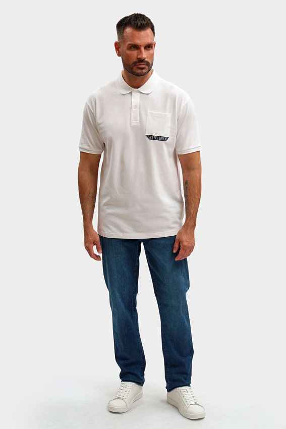 Поло Bikkembergs Белый