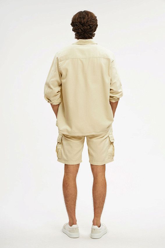 Шорты льняные Van Mich Бежевый