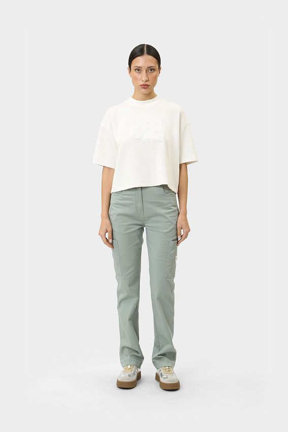 Брюки Calvin Klein Jeans Зеленый