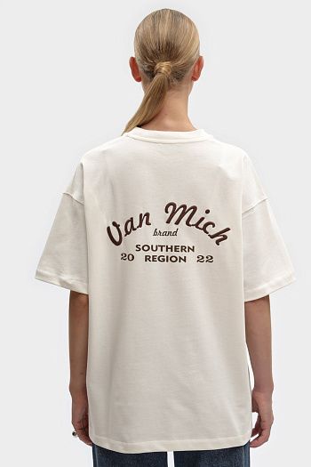 Футболка хлопковая черная Van Mich