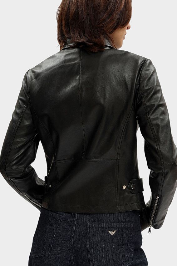 Куртка кожаная Emporio Armani