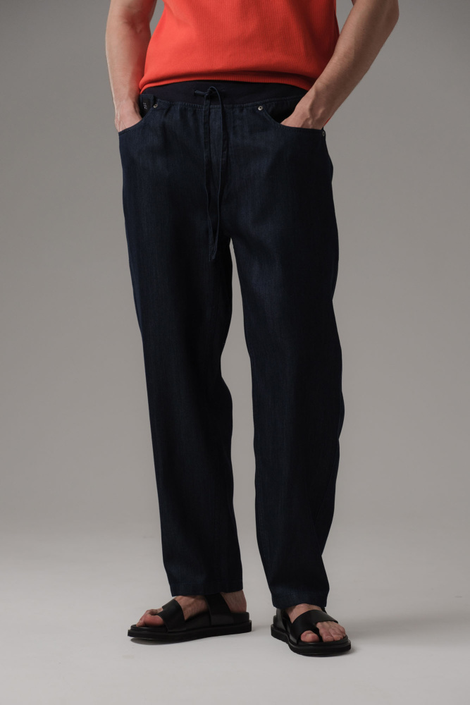 M-251-TK-56-7007 Брюки джинсовые The Hills Синий