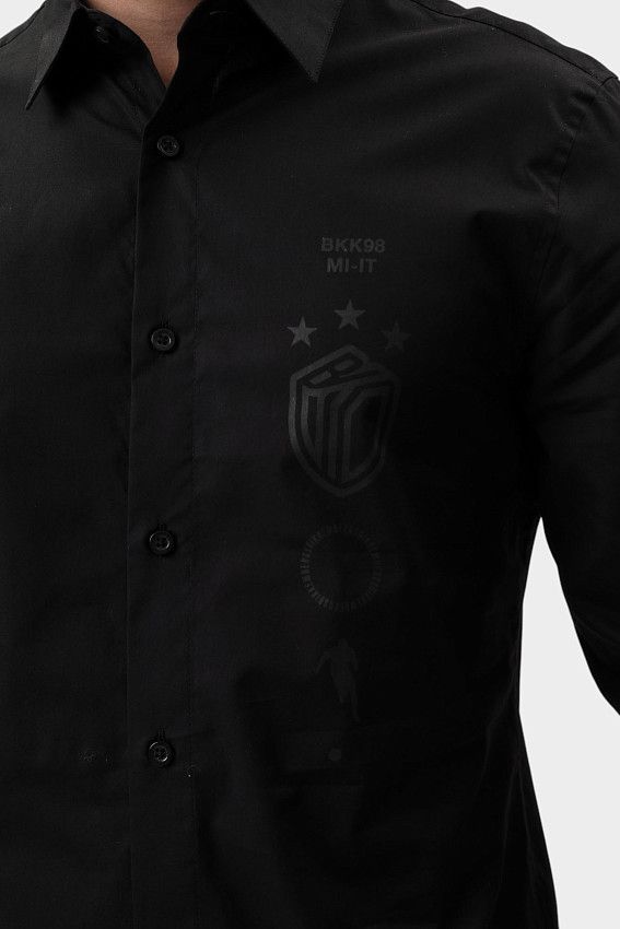 Рубашка с длинным рукавом Bikkembergs Черный