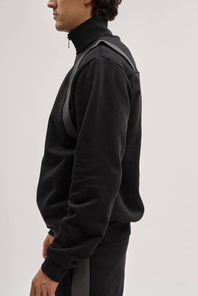 BMF1107 Свитшот Bikkembergs Черный