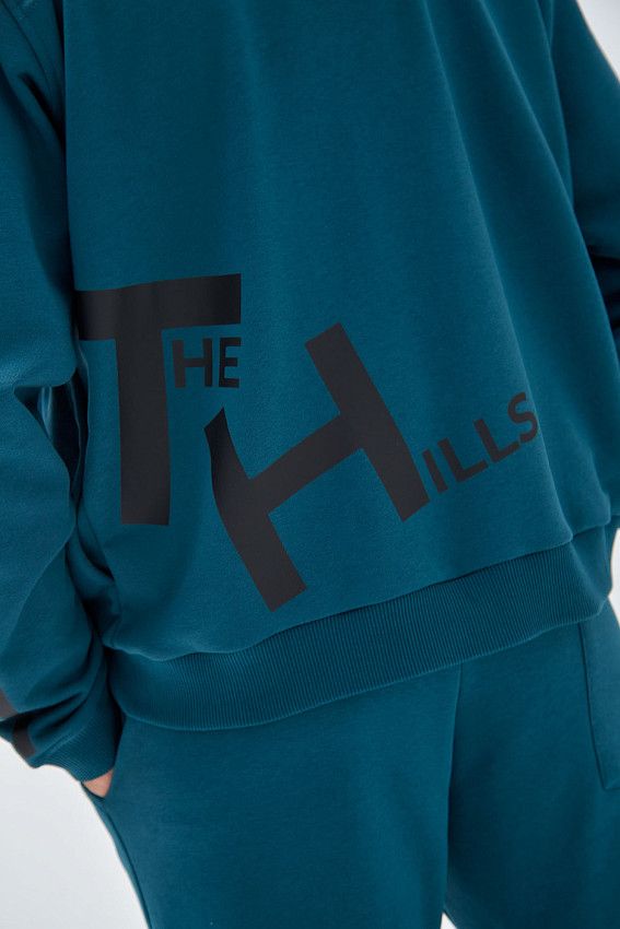 Тректоп The Hills Бирюзовый